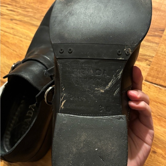 PRADA men’s buckle shoes - Picture 2 of 5